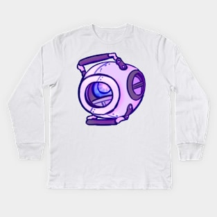 funny orb man Kids Long Sleeve T-Shirt